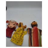Lamb Chop Pluto and Lion Hand Puppets