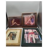 Framed Nicole Kidman and Fashion Photographs