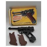 Luger Cap Pistol with Box and Grips