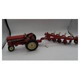 International Harvester Tractor With Plow Toy