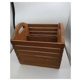 Wooden Organizer with Slotted Dividers