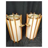 Jefferson Lighting MCM Pendant Lamps Pair