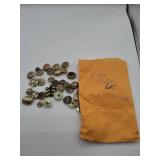 Metal Buttons with Envelop