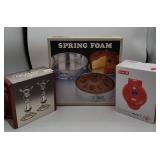 Gorham Crystal Candlesticks, Springform Pan, Dash