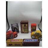 Tin Containers Twix Snickers M&M Morton