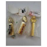 Pezamania Gold PEZ Dispensers With Cards (3)