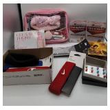 Cosmetic Bag, Nike Headband, Champion Headband