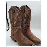 Justin Leather Cowboy Boots Size 7B