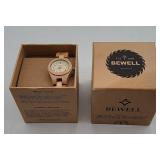 BEWELL Maple Wood Watch with Box
