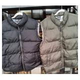 Field & Stream Black and Green Puffer Vests