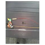 Wooden Mallard Duck Whirligig, Marsh Mellow Holder