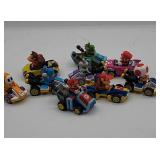 Mario Kart Character Car Figures