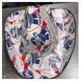 Pabst Blue Ribbon Beer Cowboy Hat