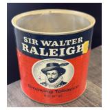 Sir Walter Raleigh Tobacco Canister