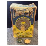 Crown Caps Vintage Box & Contents