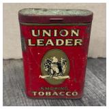 Union Leader Tobacco Tin Vintage