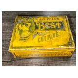 J.G. Dill's Cut Plug Metal Container