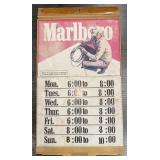 Marlboro Store Sign Vintage Advertisement
