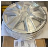 Set of 4 15' Universal Wheel Snap-On Hub Caps