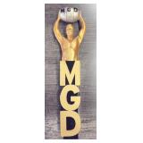 Miller MGD 'Keg Man' Beer Tap Handle