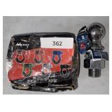 2' Chrome Hitch & 3/4' Shackle Set