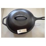 Lodge Cast Iron Pan with Lid