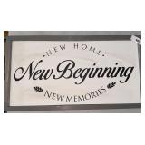 New Home Sign Decor