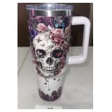 Cup with Handle Skull