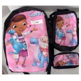 Doc McStuffins Backpack, Lunchbox, & Pencil Tote