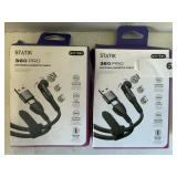 2 PACK Universal Magnetic Charging Cable