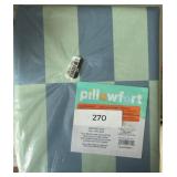 Checkers Blue Kids Duvet Cover