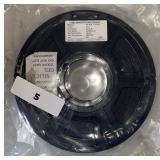 3D Printer Filament. Black
