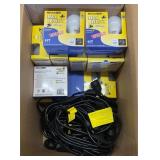 3 PACK 12-Socket String Light Kit w Bulbs