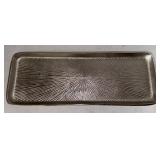 12' Decorative Handmade Aluminum Tray