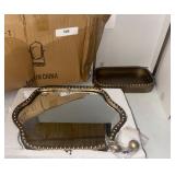 Tabletop Mirror with Stand