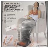 Sharper Image Calming Massaging Heated Footrest