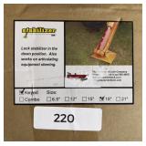 Stabilizer Lock, Keyed, 18', Red