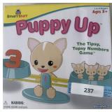 Puppy Up Tipsy Topsy Numbers Game