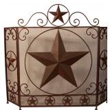 DeLeon Metal Fireplace Screen 34.5'x42.5'