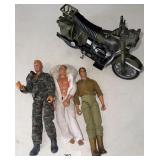G.I. Joe Action Figures and Motorcycle