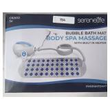 Serenelife Bubble Bath Mat Body Spa Massage Heater