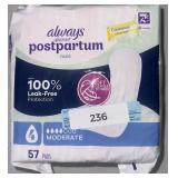 always Postpartum Pads