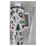 The Grinch Tumbler Cup with Handle