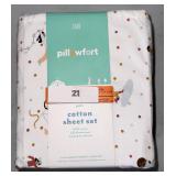 Pillowfort Pals Cotton Sheet Set, Full