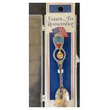 Fort USA Souvenir Spoon Texas State Themed