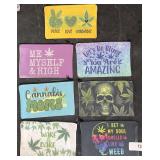 Cannabis Themed Zippered Bags