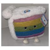 11' Glow Brights Plush, Rainbow Cake