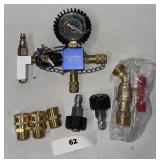 Coolant Vacuum Gauge & Couplers/Adapters