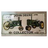John Deere license plate