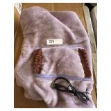 Lap pad with hand warmer
